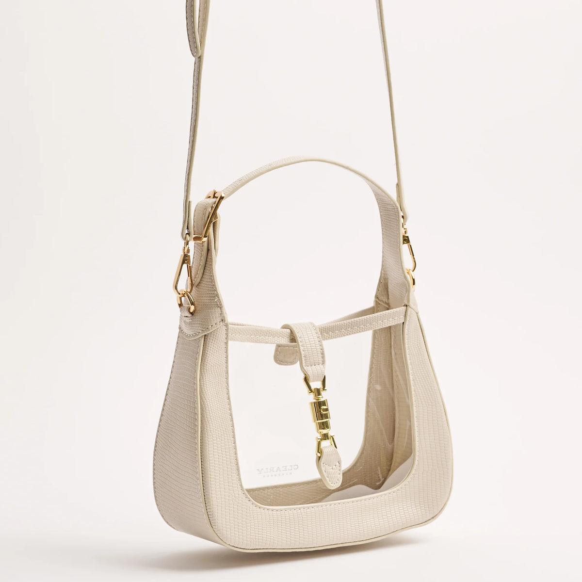 Paige Clear Bag- Ivory