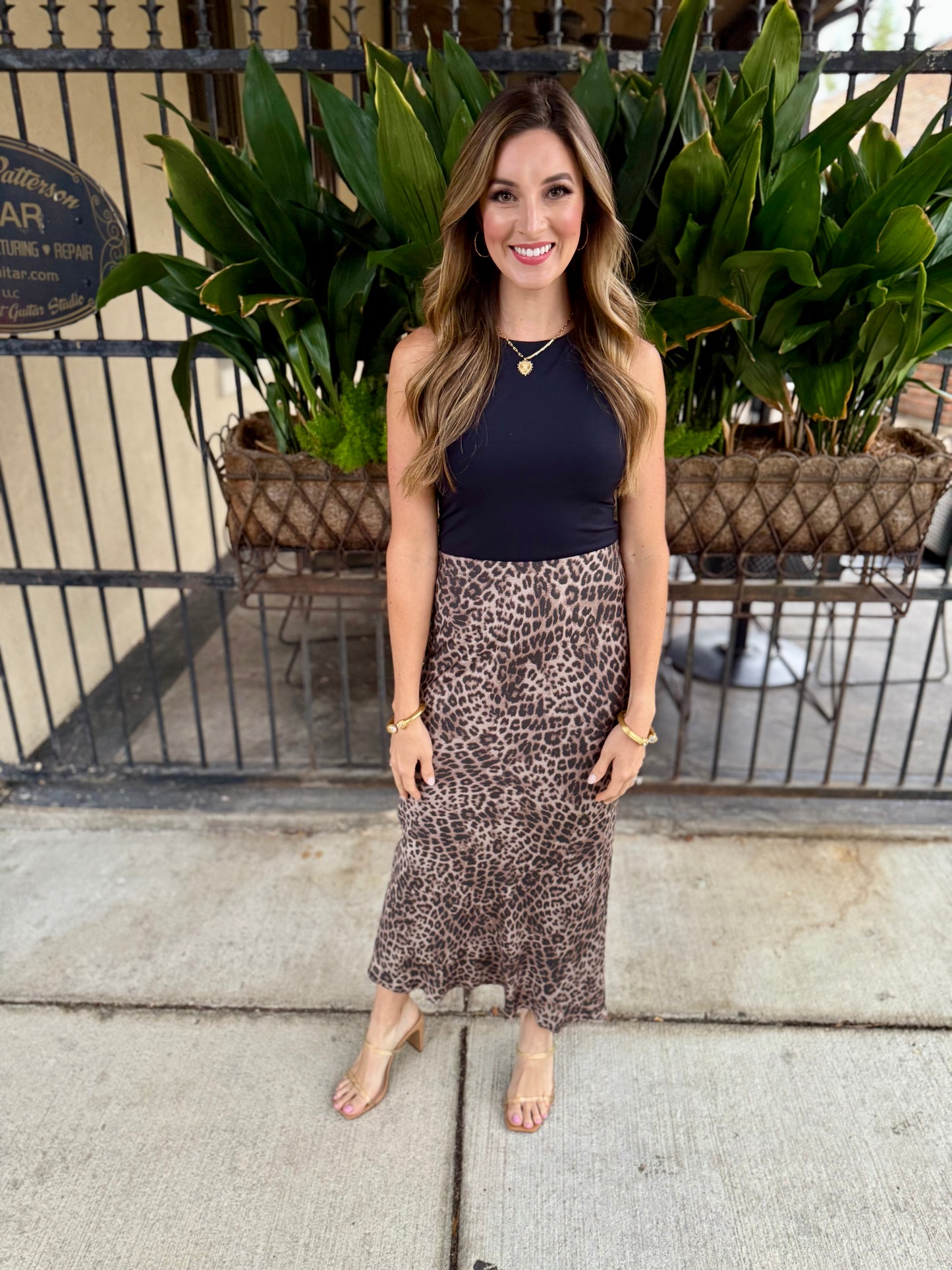 Z Supply Izabel Leopard Skirt