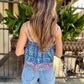 Emily Tank Top- Blue