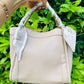 Gina Faux Leather Medium Bag- Beige