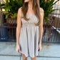 Eastern Plaid Smocked Mini Dress