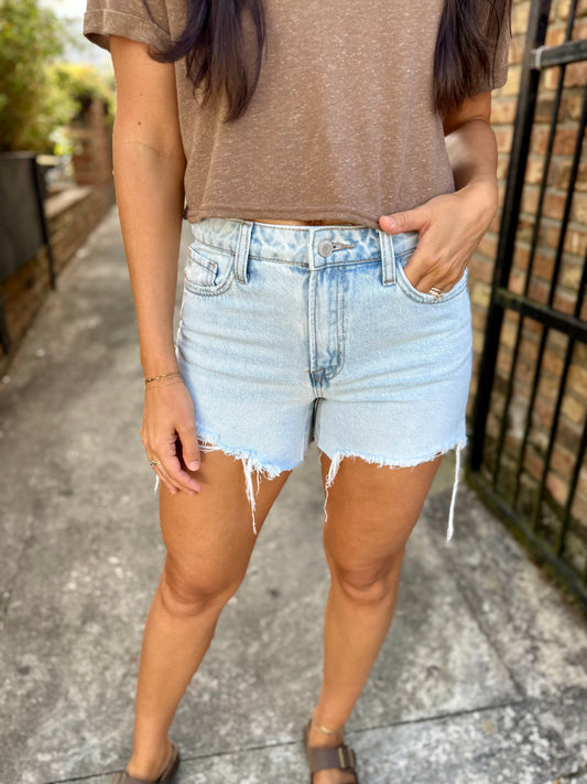 Say Hey (Rebecca) HR Shorts- Light Blue