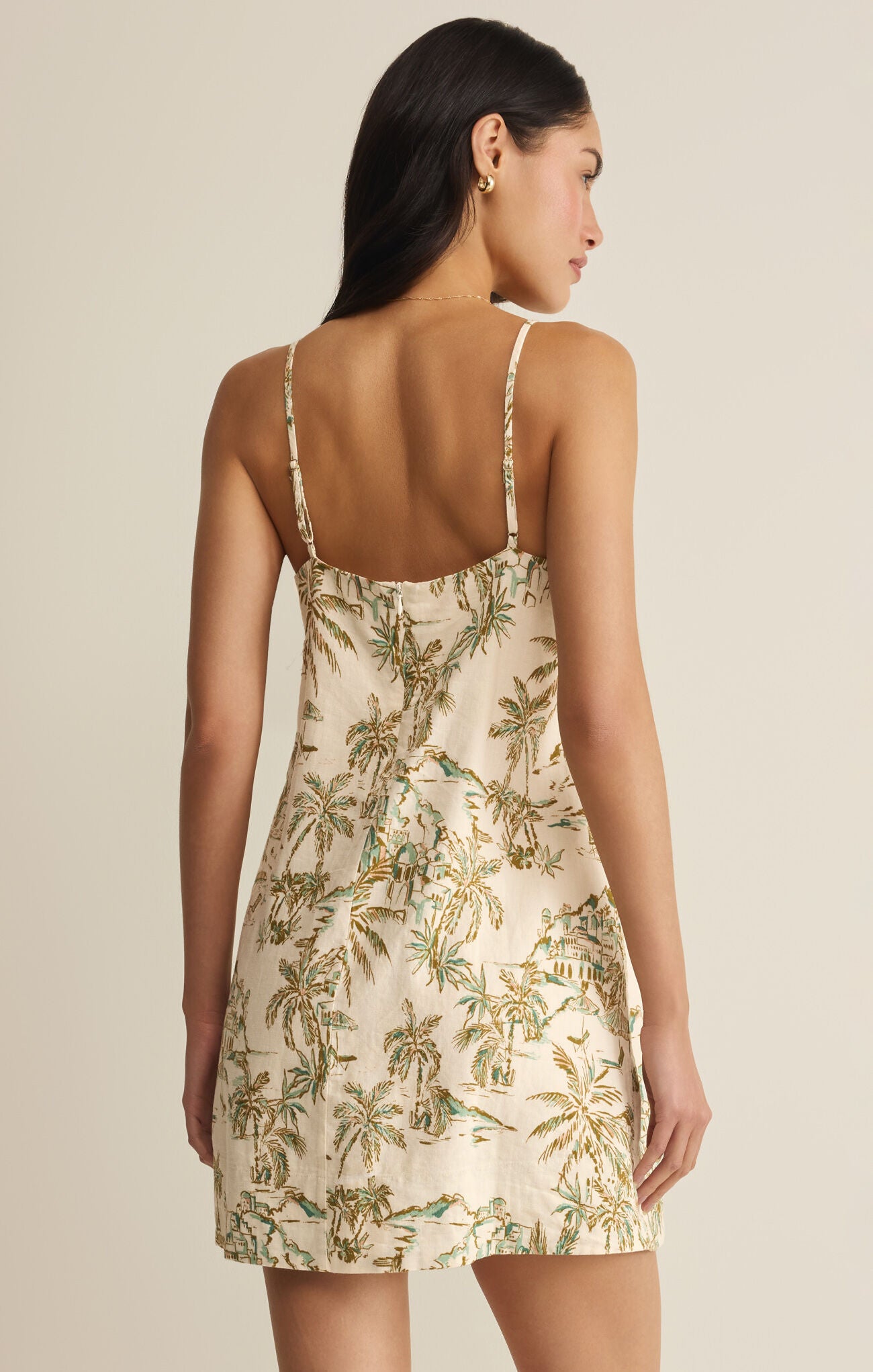 Z Supply Maude Tiki Tide Mini Dress- Island Coconut