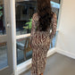 Z Supply Sevilla Zebra Mesh Midi Dress