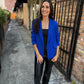Luna Blazer- Royal Blue