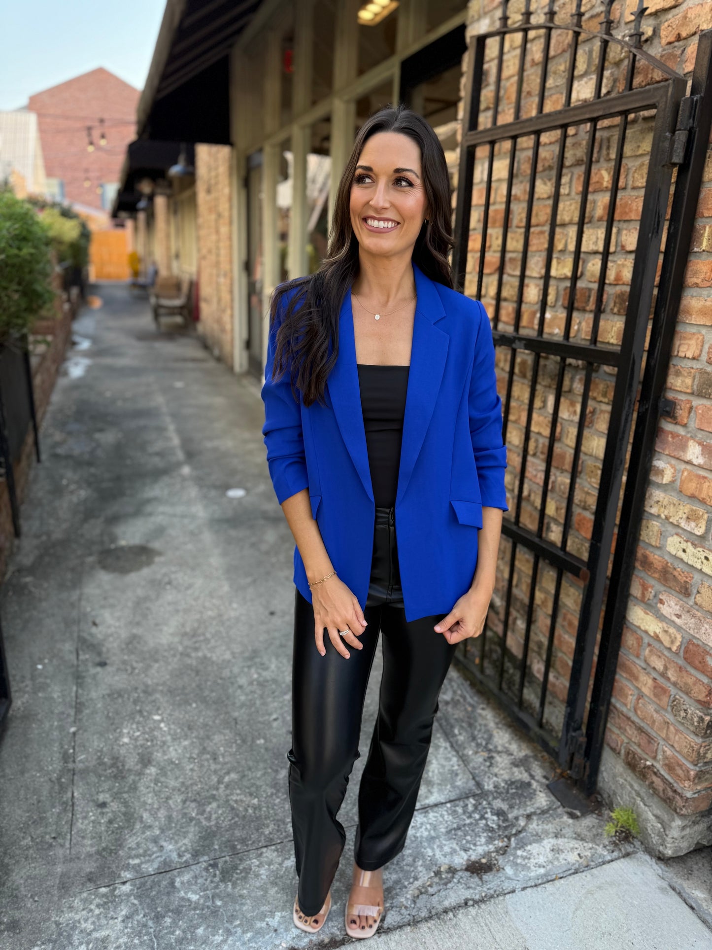 Luna Blazer- Royal Blue