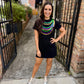 Mardi Gras Bead Dress- Black