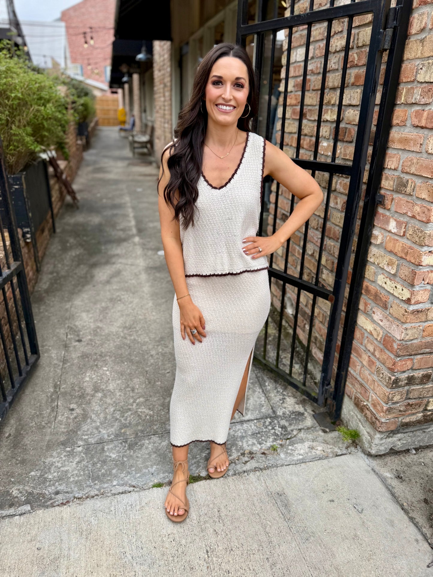 Z Supply Yessenia Whipstitch Skirt