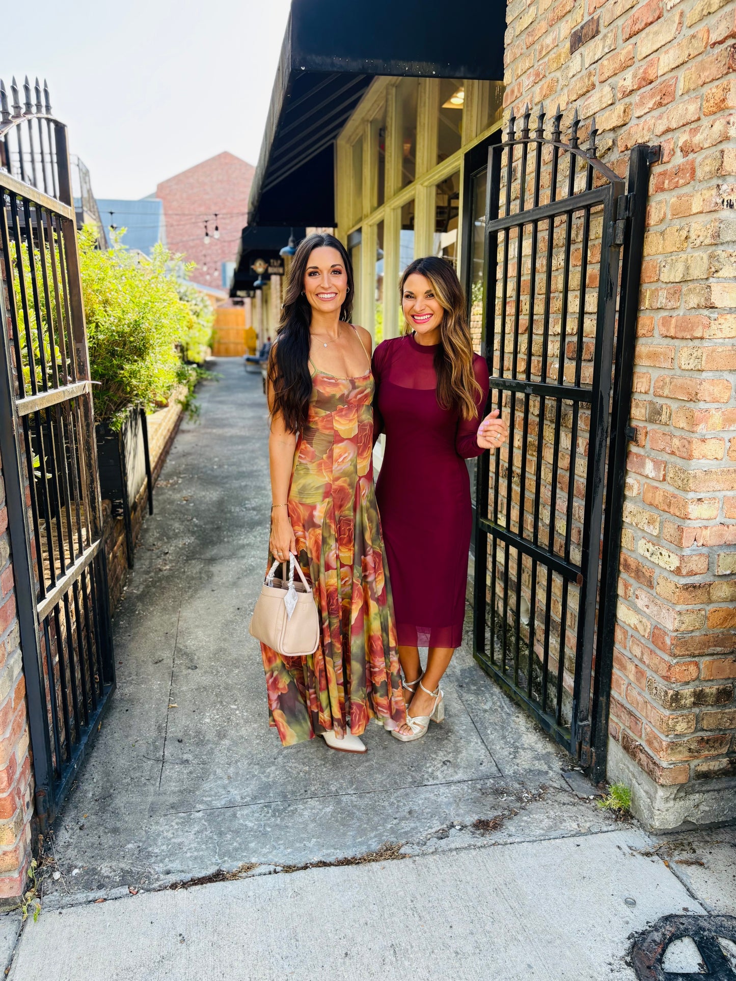 Heart Beats Godet Maxi Dress- Rose Petal