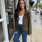 Dena Faux Shearling Zip Up