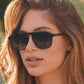 Sunglasses- Emerson Black Beige Tort/Black