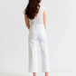 Valley Girl HR Patch Pocket Ankle Denim- Lamb