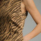 Feral Zebra Dress- Brown