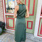 Laurel Maxi Dress- Forest