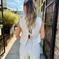 Sandbar Open Back Top- Natural