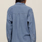 Z Supply Perfect Twill Button Up- Classic Indigo