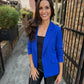 Luna Blazer- Royal Blue