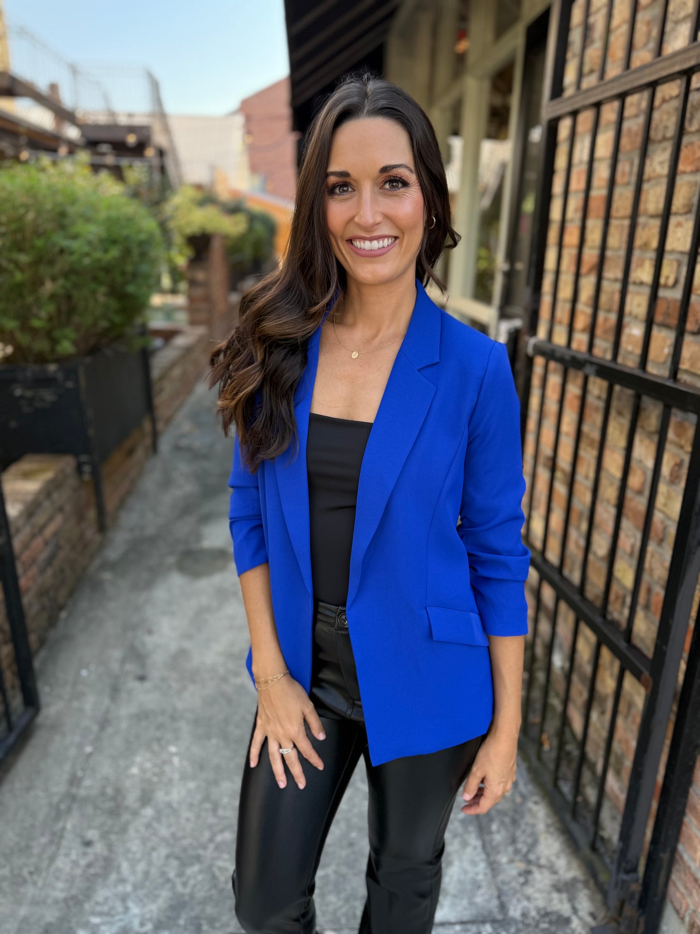 Luna Blazer- Royal Blue