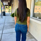 Brandon Sweater Top- Olive