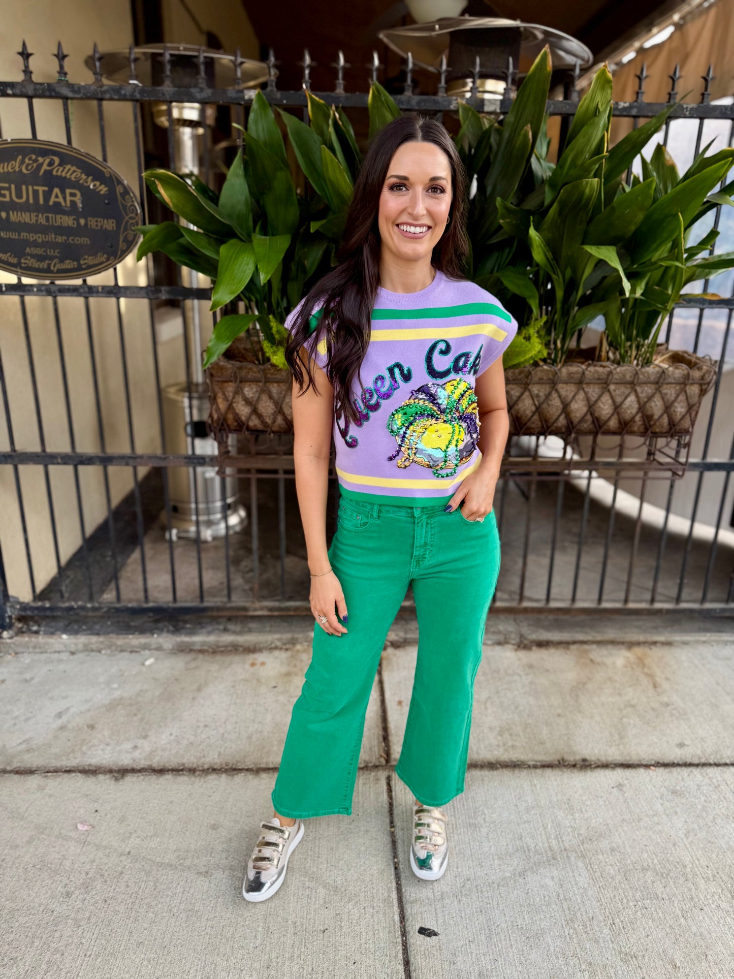 MG Queen Cake Striped Top