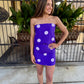Lane Polka Dot Skirt- Purple