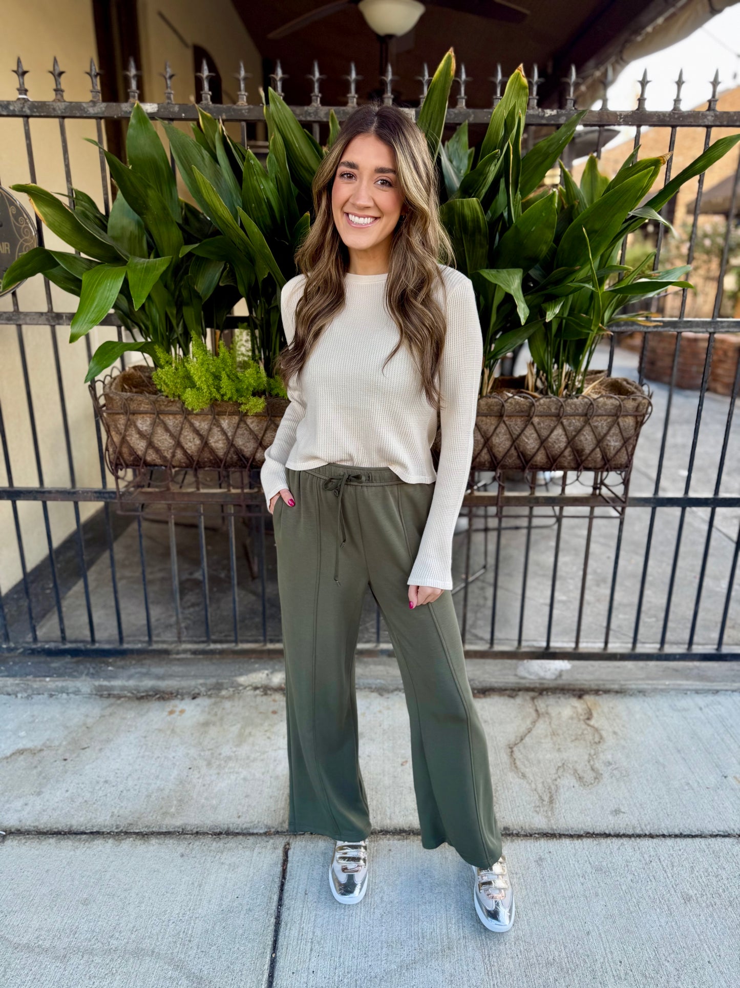 Dakota Modal Pants- Dark Olive