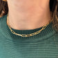 Serefina Link Necklace- Gold