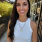 Cord Necklace- Pink/Mary