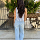 Darby Striped Top- Navy