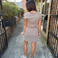 Z Supply Kalani Jersey Dress- Taupe