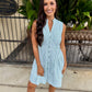Liv Striped Dress- Sage