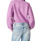Mica Cropped Sweater- Dusty Lavender