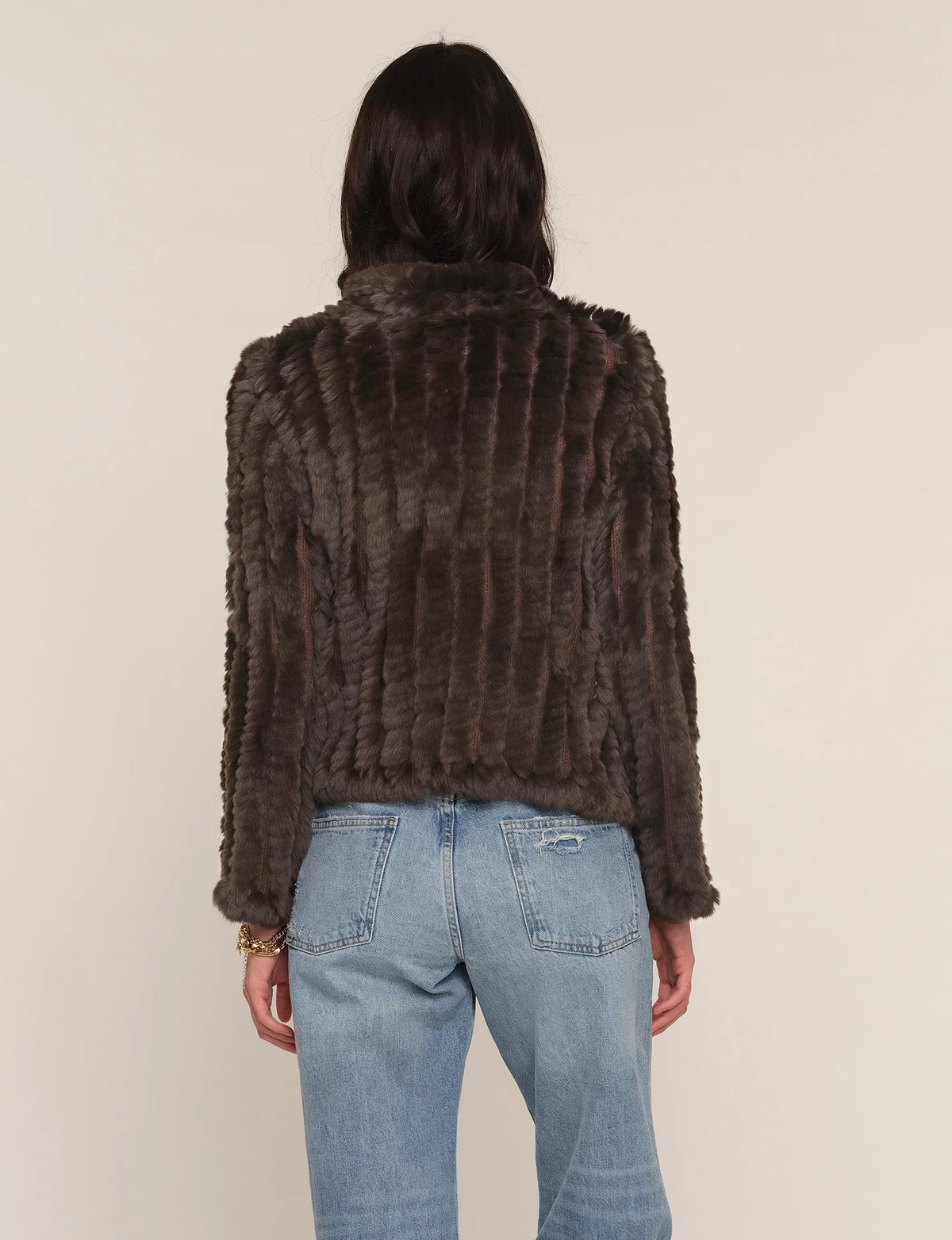Rosa Fur Jacket- Bittersweet