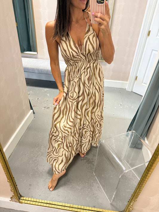 Animal Print Maxi