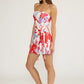 Samantha Mini Wrap Dress- Multi