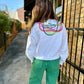 MG Queen Beads Sweatshirt- White