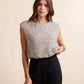 Luster Sequin Top- Silver