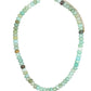 Small Bead Solid Necklace - Green/Blue
