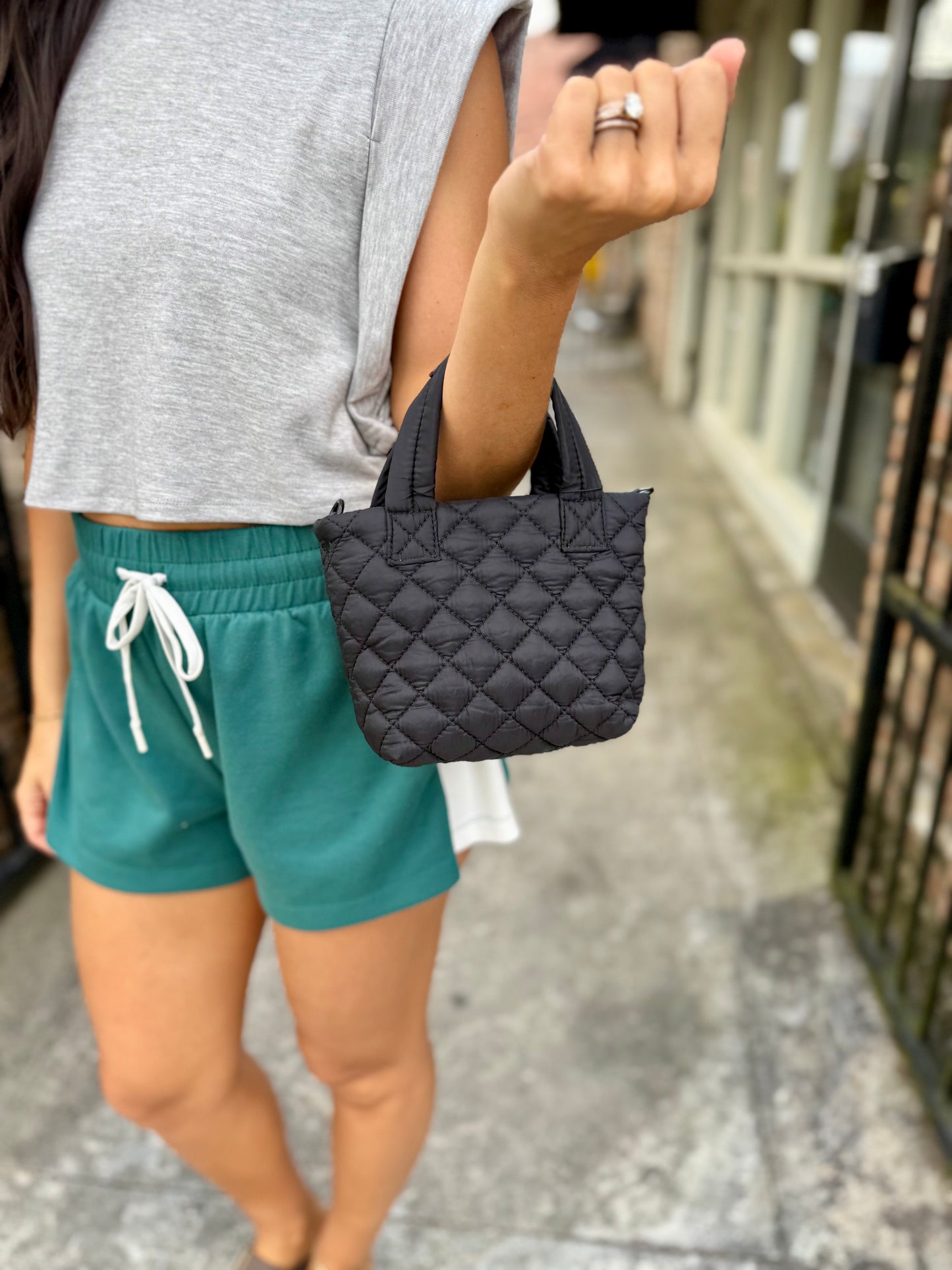 Wally Mini Metro Bag- Black