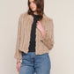 Rosa Fur Jacket- Wheat