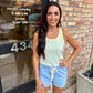 Landon Striped Tank- Blue/Yellow