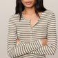Z Supply Rosanna Stripe Sweater Top- Chalk