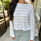 Billie Stripe Brushed Crewneck Top