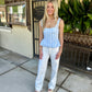 Kenny Striped Peplum Top