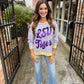 LSU Stripe Pullover