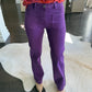 Freret Front Pocket Denim- Purple