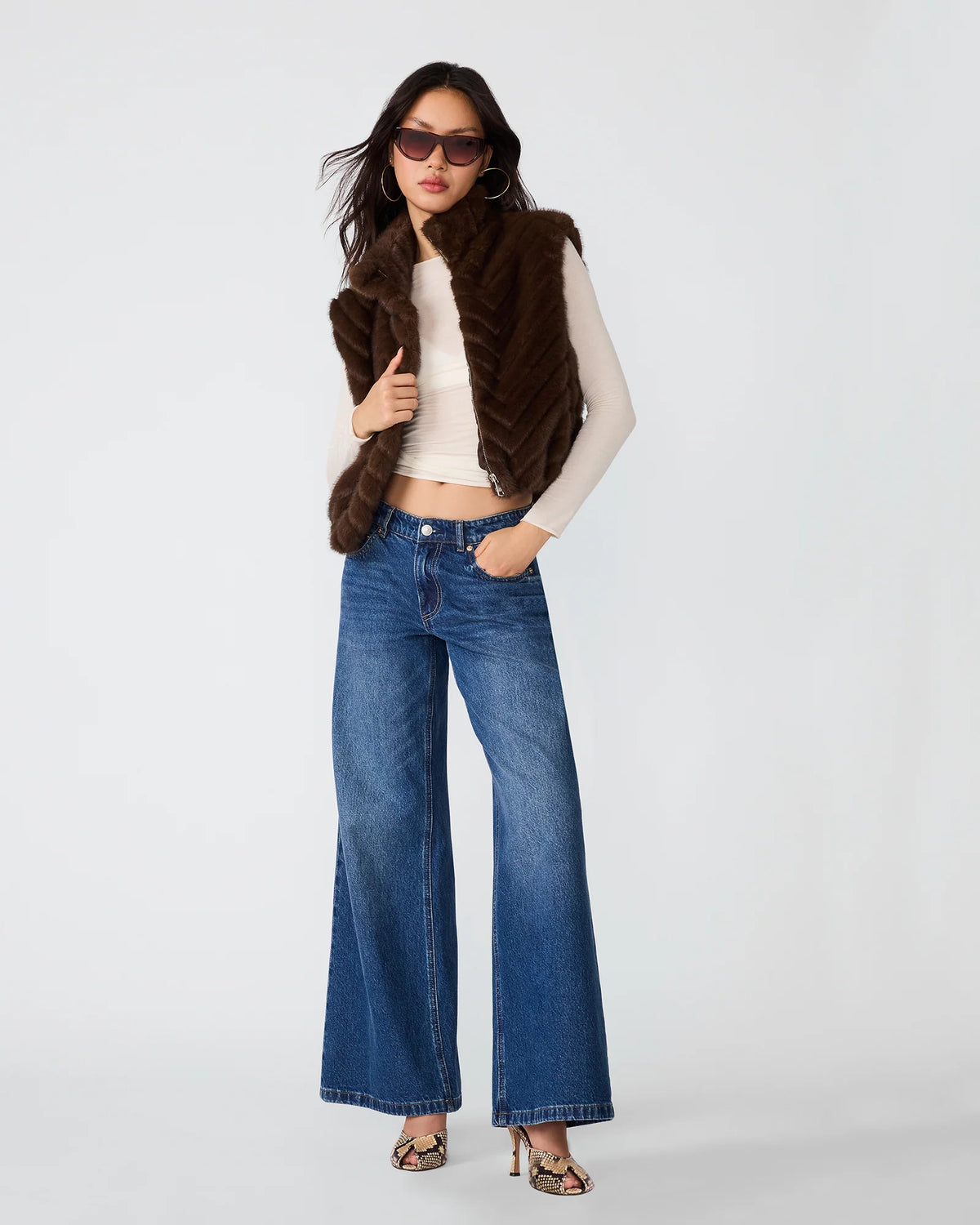 Luxie Vest- Dk Espresso