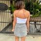 Leopard Print Mini Skirt