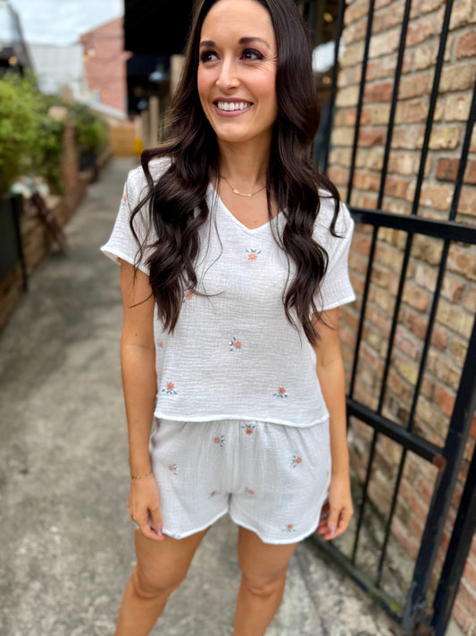 Dreams of Flora Linen 2PC Set