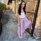 Sunburst Pleated Skirt- Lilac